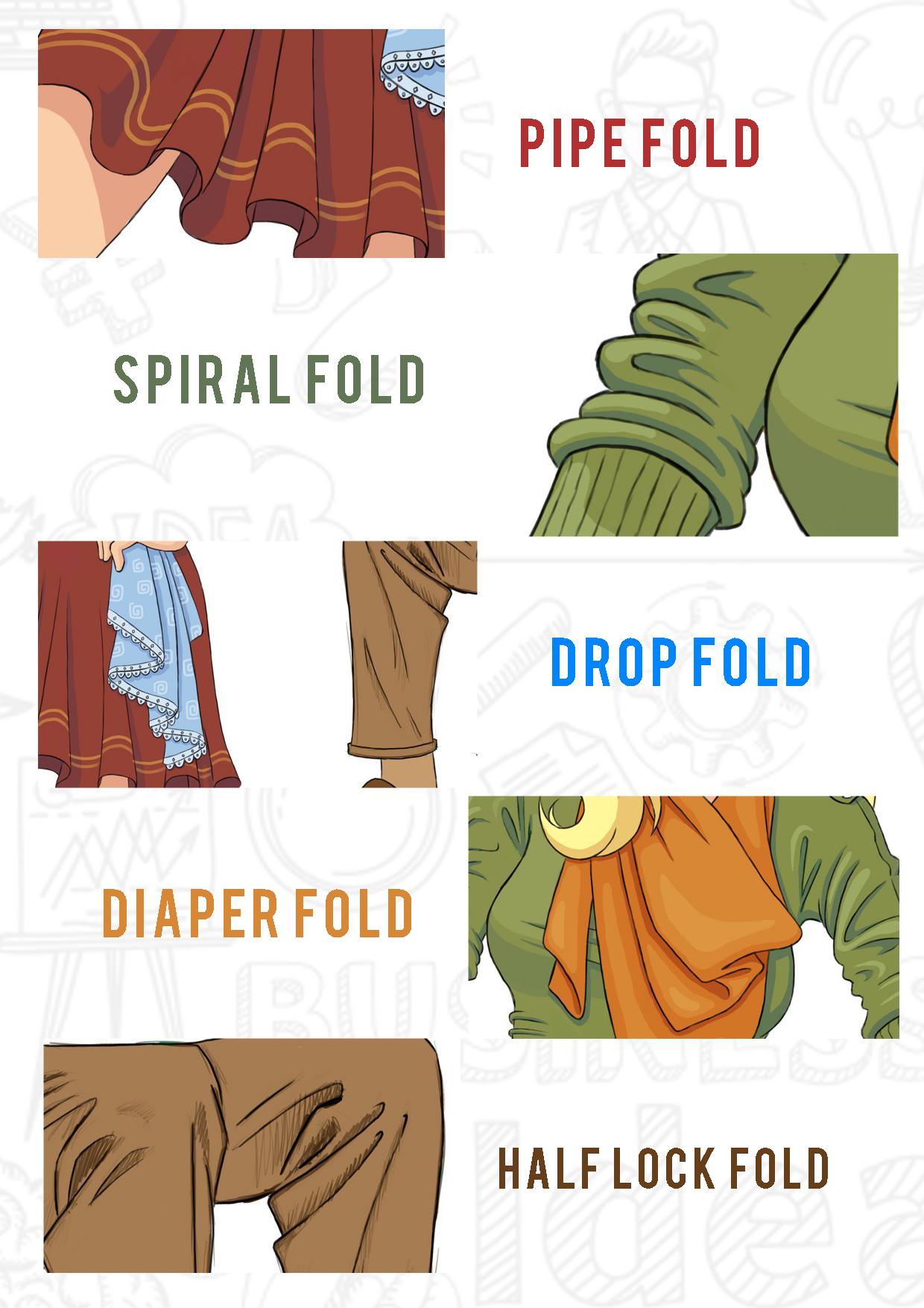 5 Types of Folds An Illustrator Needs to Know Hamstech Online