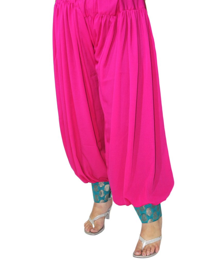 Women's Pure Cotton Plain Semi Patiala Salwar Pant Multicolor Set Of 3Pcs |  eBay