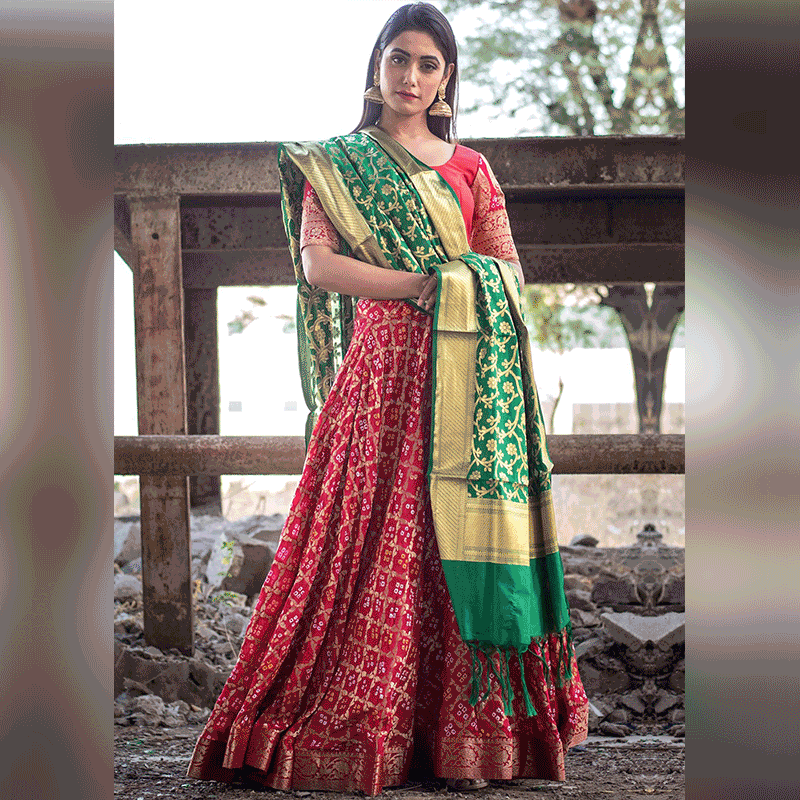 3 Bandhani Outfits to Design with Dyeing and Printing