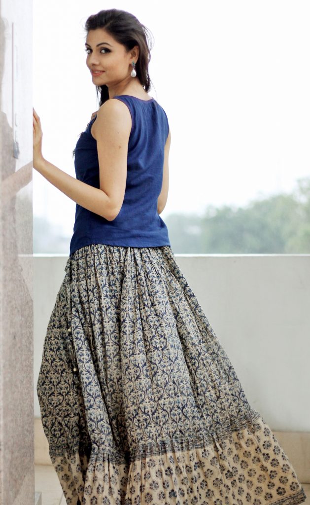 Traditional Skirts with ModernTops  Fashion Trends  South India Fashion