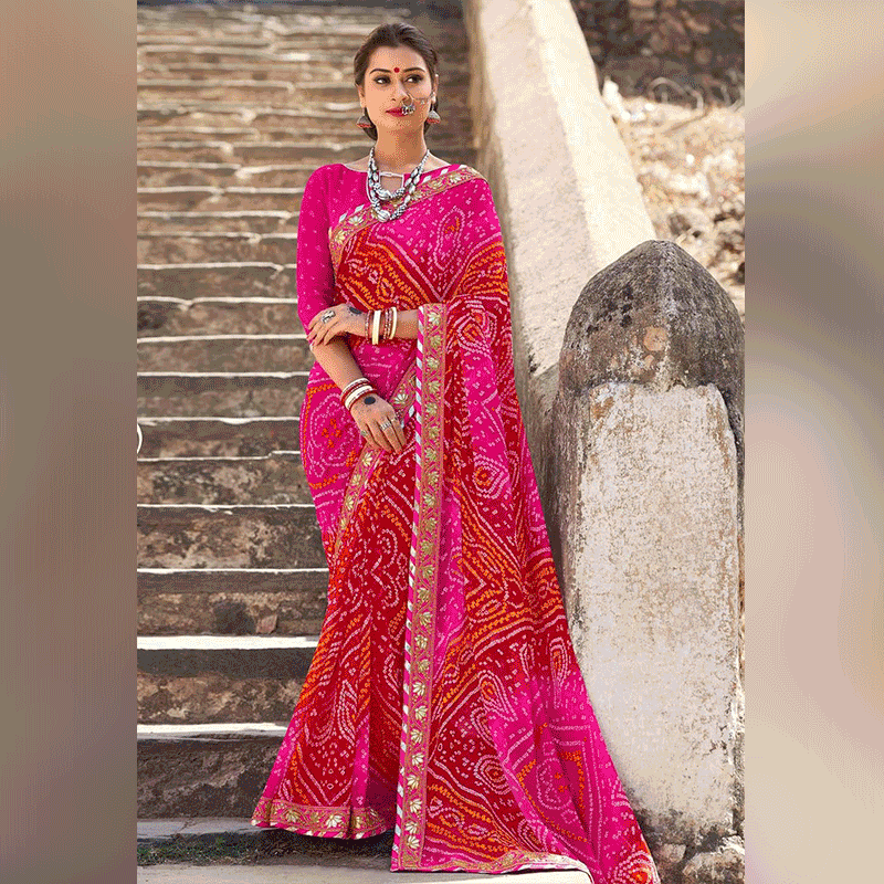 bandhani suit ke design