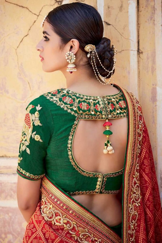 Learn to Use Unique Embellishments in Saree Blouse Making