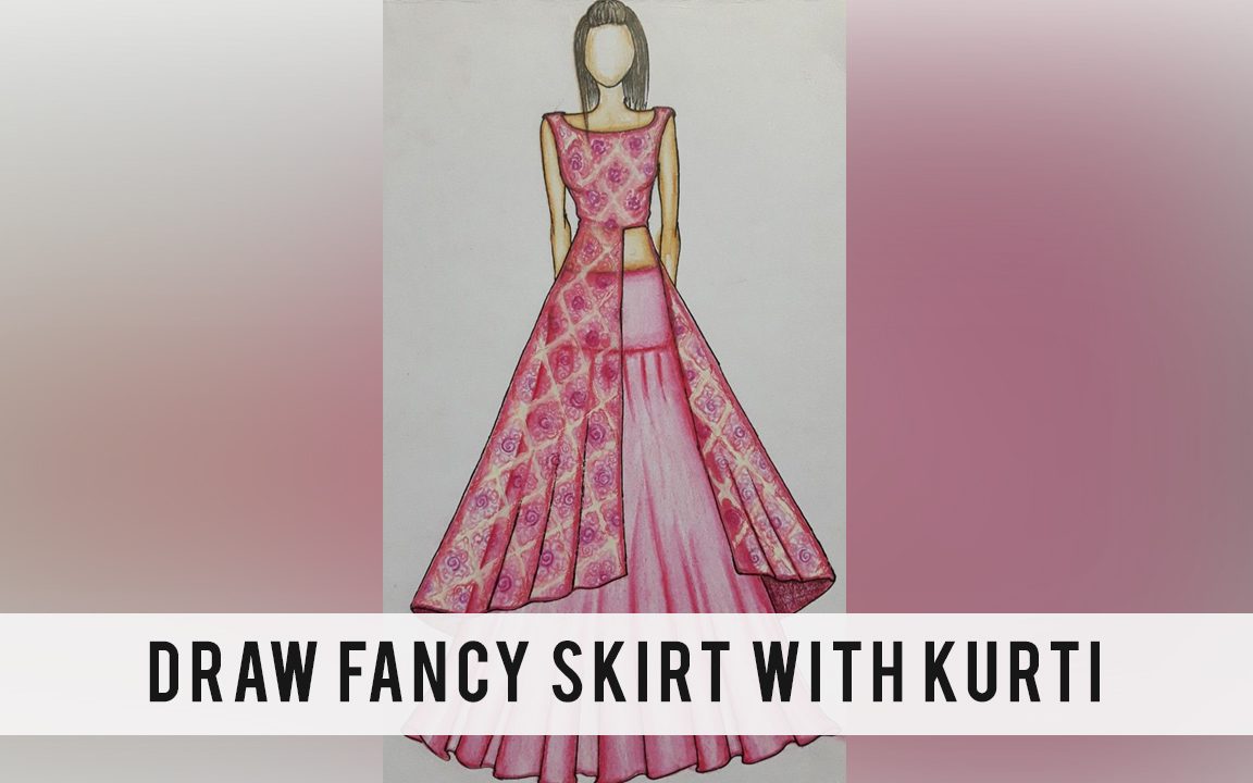 Simple dress sketch Simple dress sketch