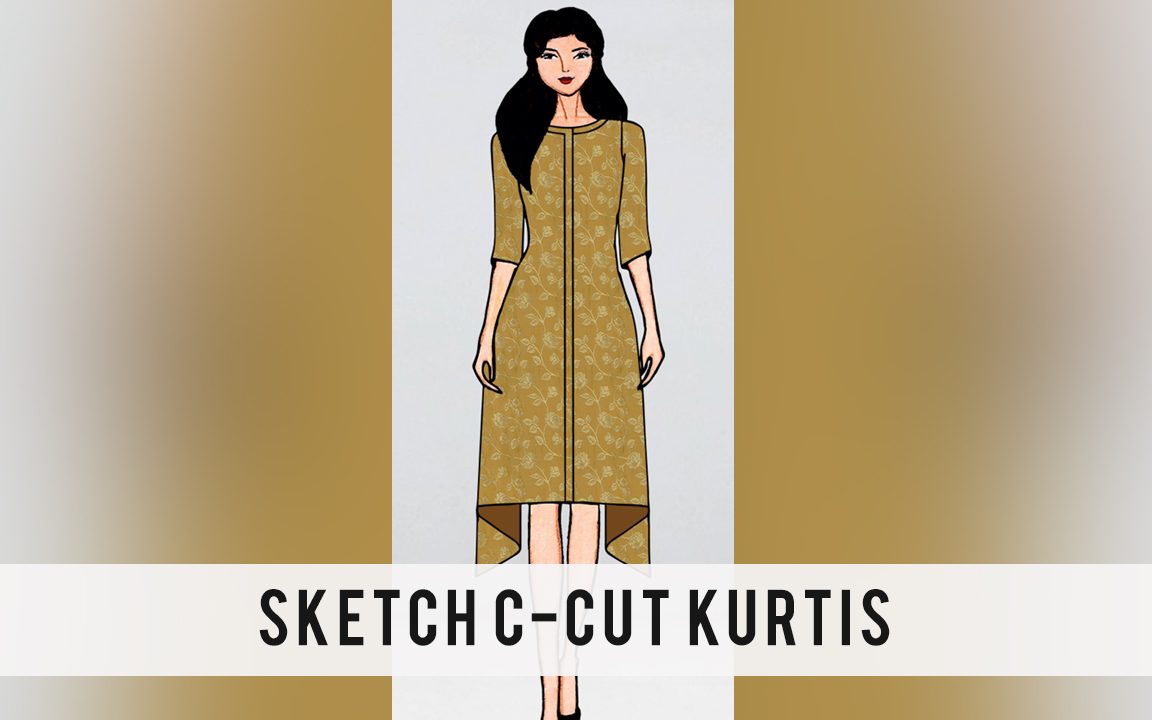 Kurti sketch sale