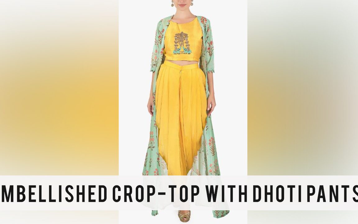 Maharani Mayur Fabrics Chinon Indo Western Pair – Kavya Style Plus