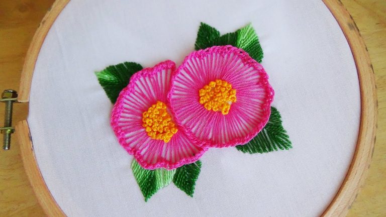 Embroidery Stitches You Can Use To Design Beautiful Flower Patterns