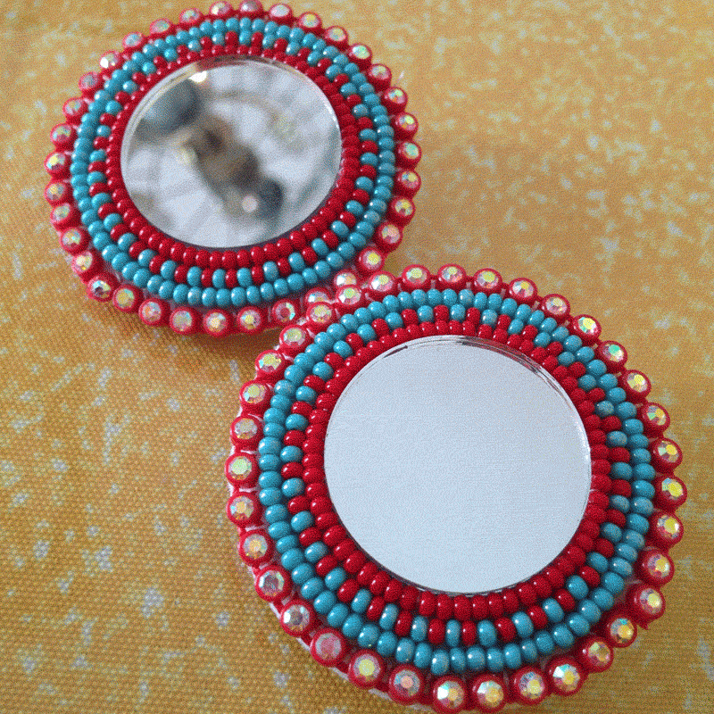 Beaded stud on sale earring patterns