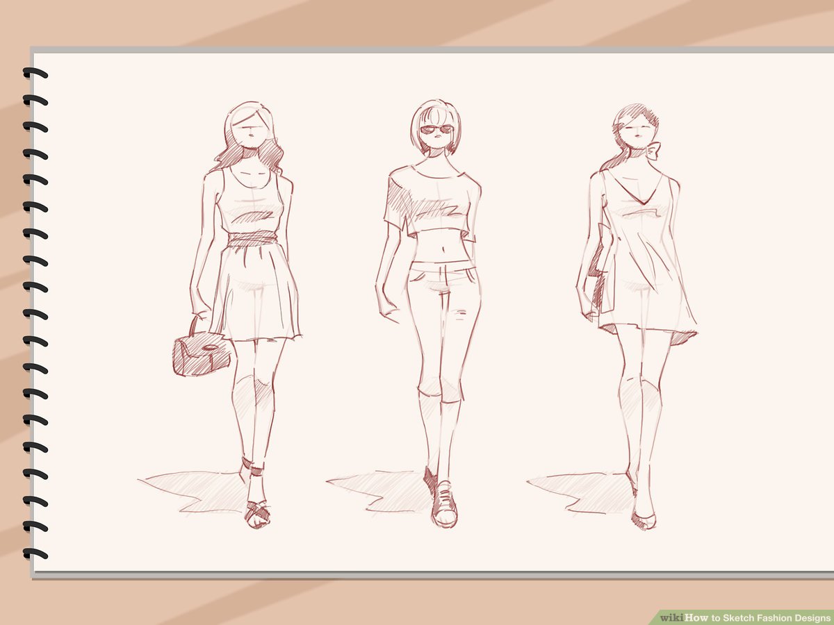 Dress Sketches for Fashion Designing | Fashion Illustration Courses