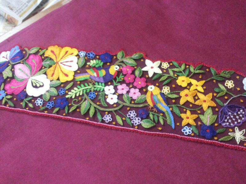 embroidery on saree border embroidery on saree border