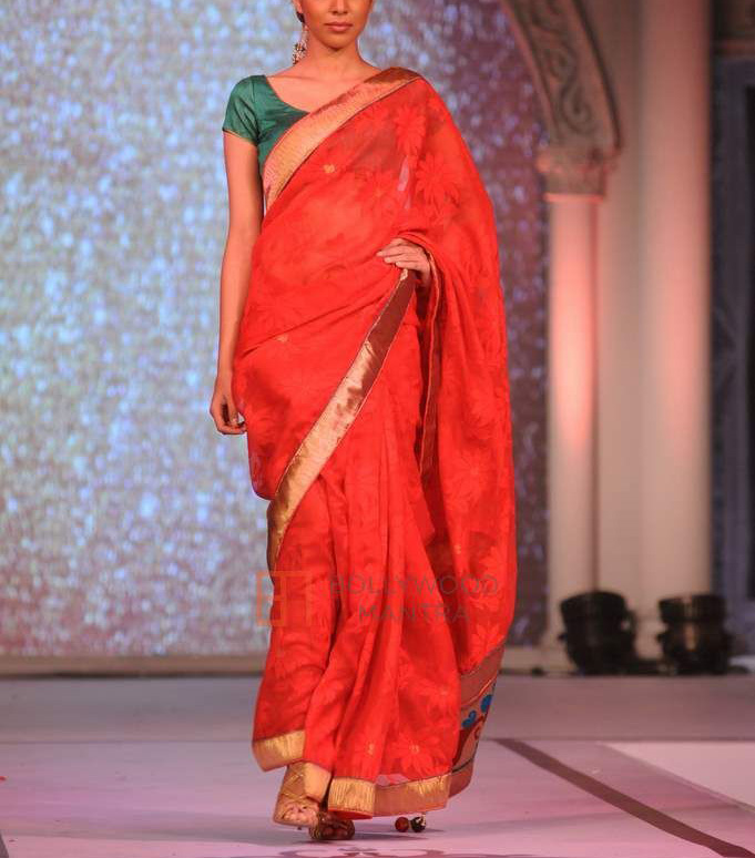 indian saree on ramp indian saree on ramp
