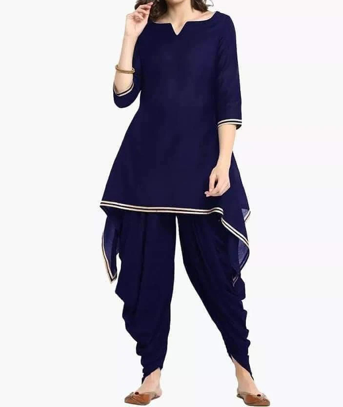 Hunar Online kurti with dhoti pants Hunar Online kurti with dhoti pants