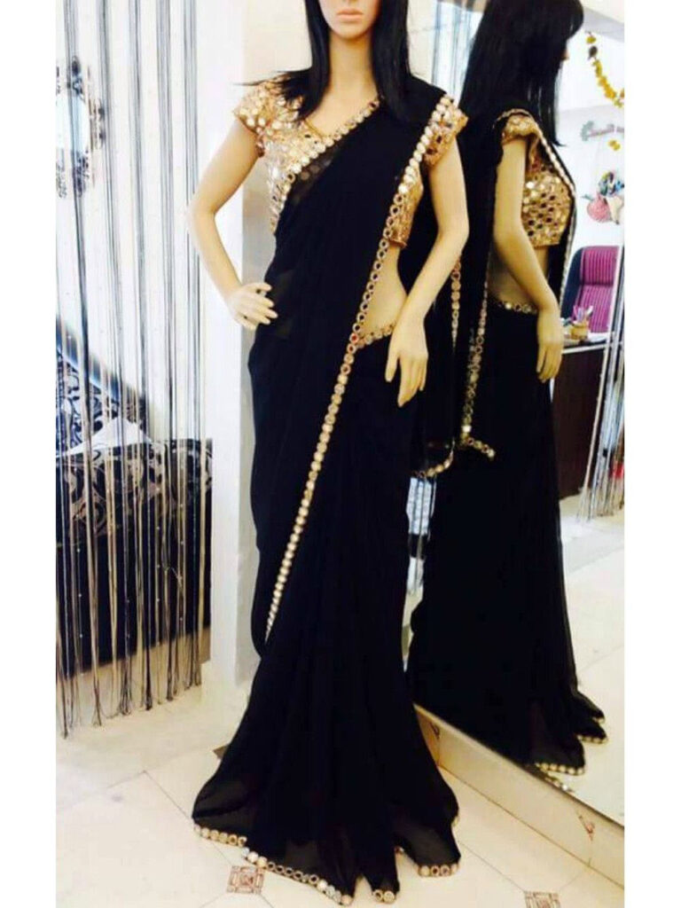 mirror work saree border mirror work saree border