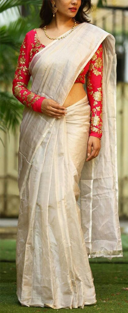 full sleeve saree blouse