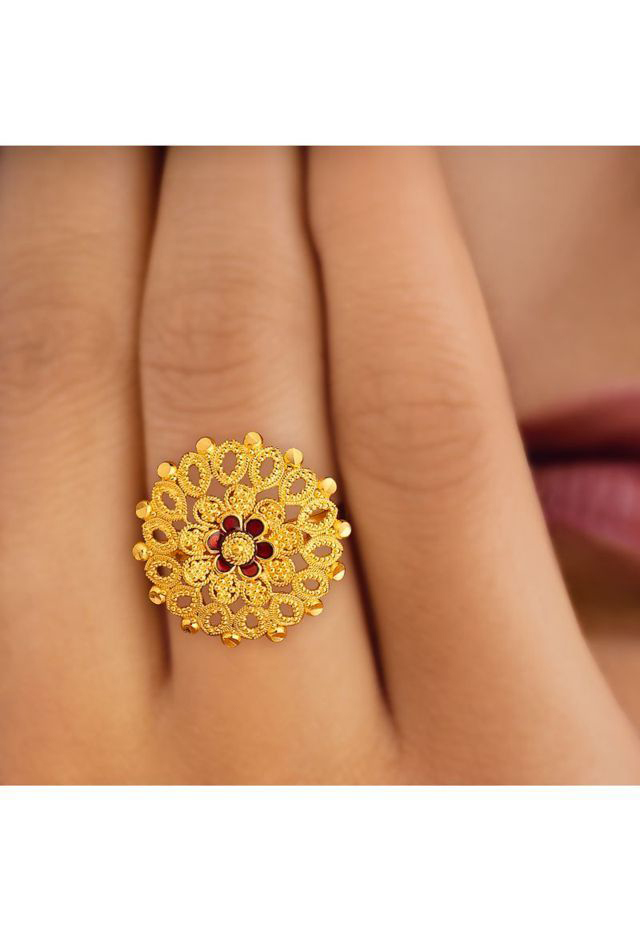 Hunar Online jewellery design gold finger ring design Hunar Online jewellery design gold finger ring design