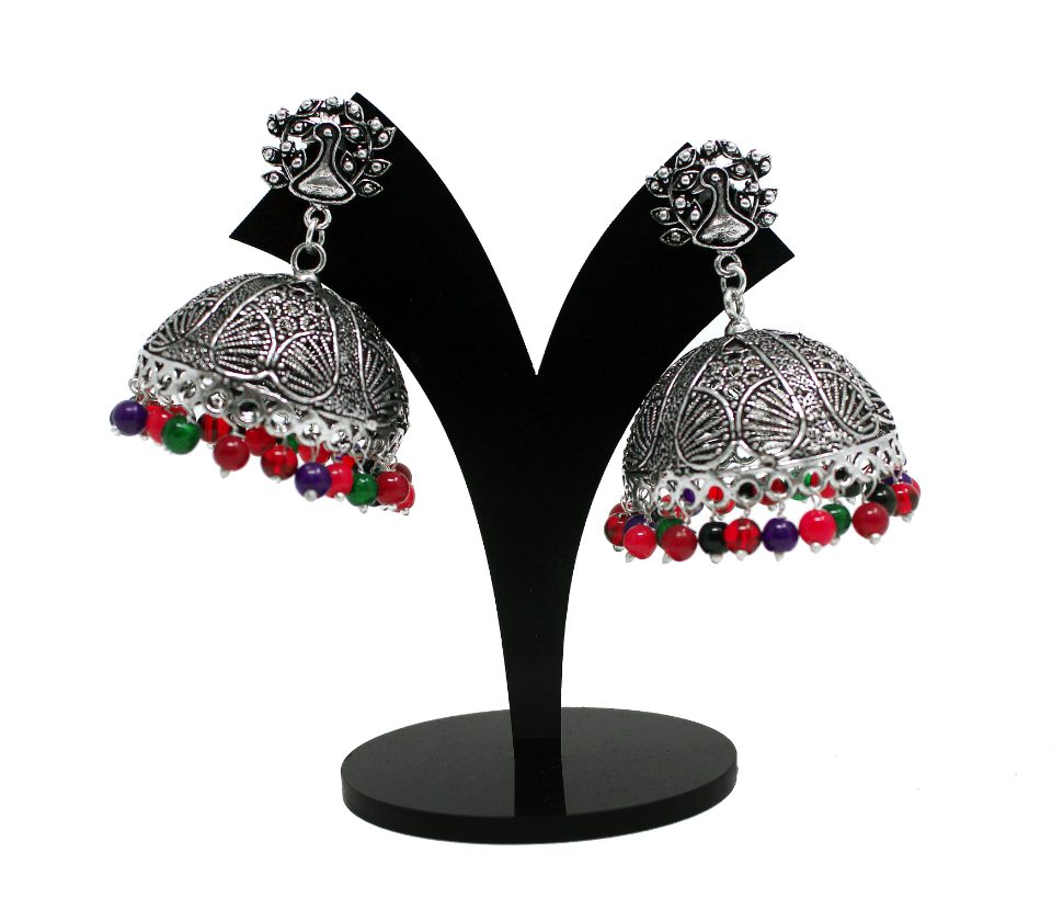 jhumkas black metal jhumkas black metal