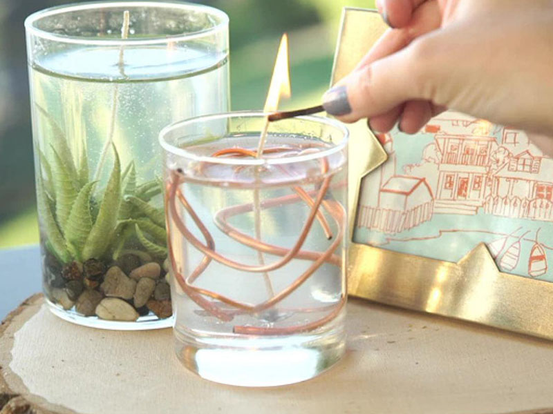 gel wax candle gel wax candle