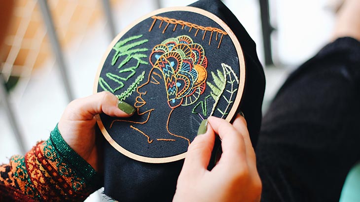 Fabric Designing- Embroidery Designs in India
