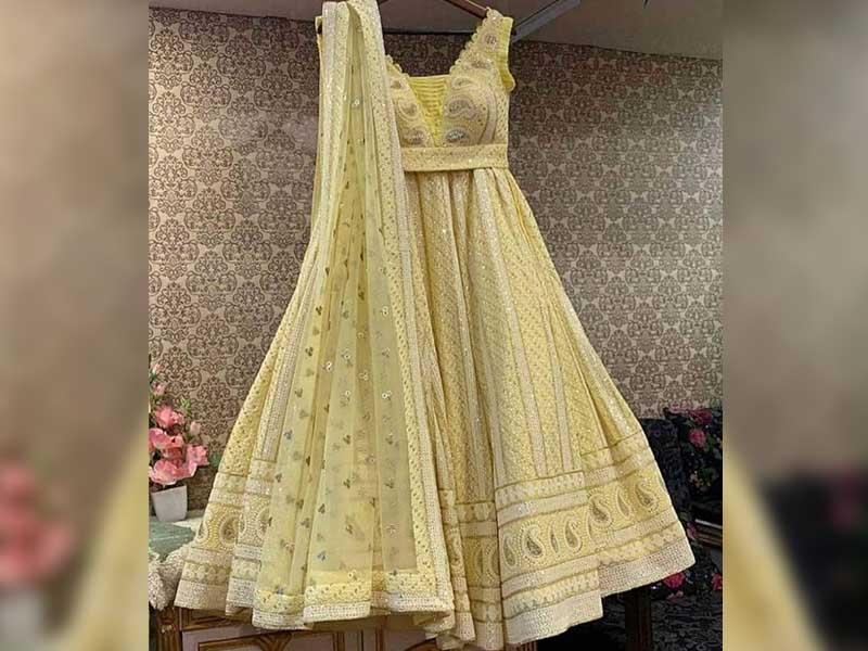 Chikankari Lehenga Chikankari Lehenga
