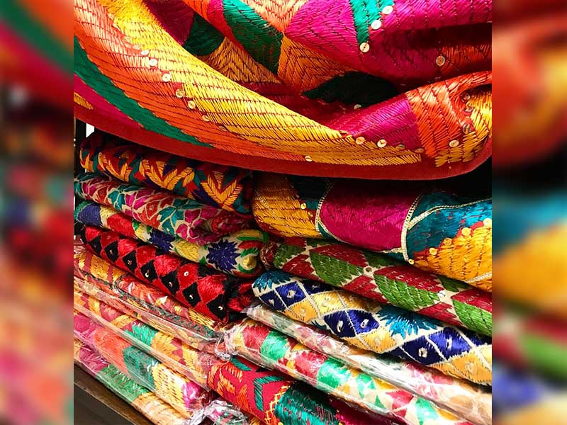 Chope and Subhar Phulkari Chope and Subhar Phulkari