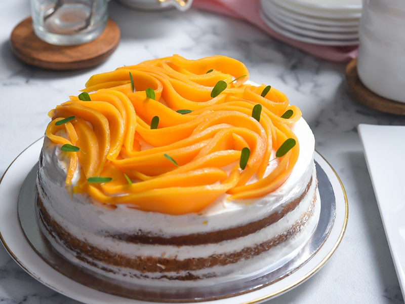 eggless mango cake eggless mango cake