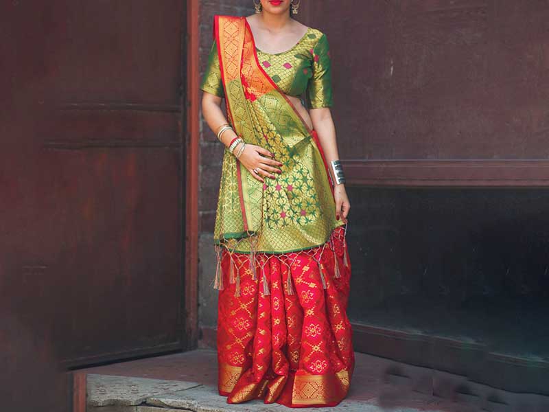 Gujarati Saree Drape