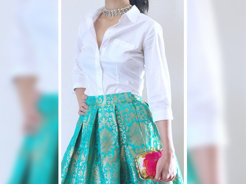 Indian Skirt with Shirt Indian Skirt with Shirt