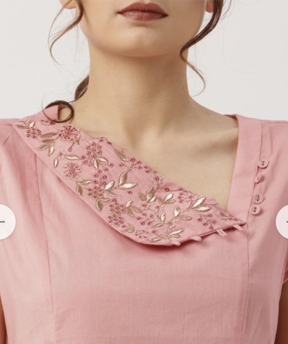 Trendy And Fashionable Collar Neck Design For Kurti Hunar Online neck-designs-for-kurtis-neck-of-kurti-kurti-neck-designs-kurta