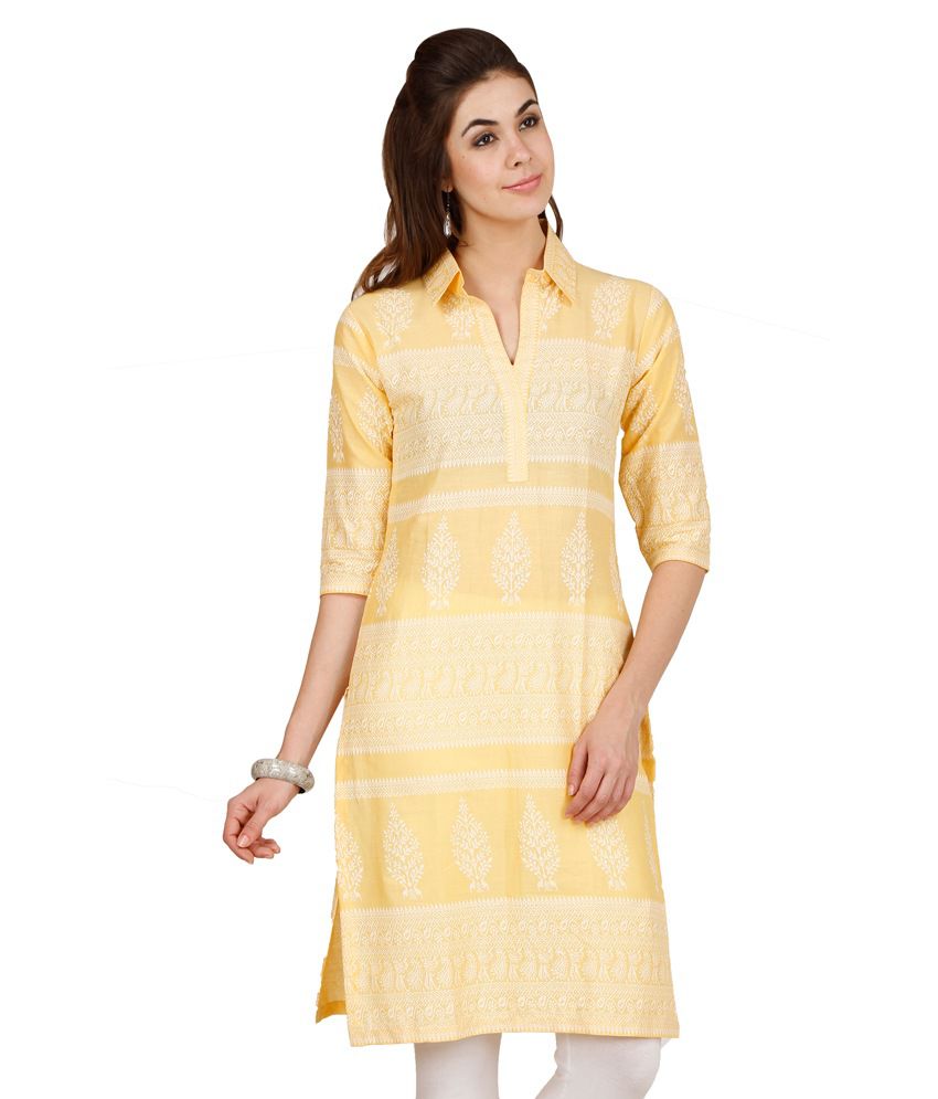 Buy Juniper Grey Cotton Embellished High Low Kurti for Women Online @ Tata  CLiQ