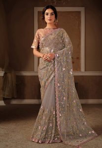 Elegant embroidery  Budget Friendly Saree