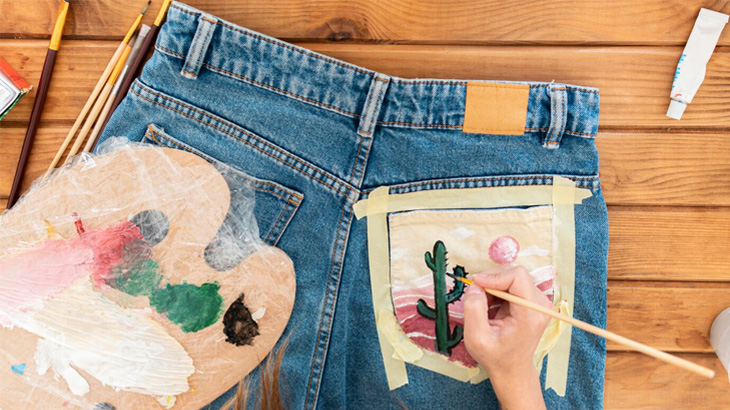 How to use fabric paint on clothes 