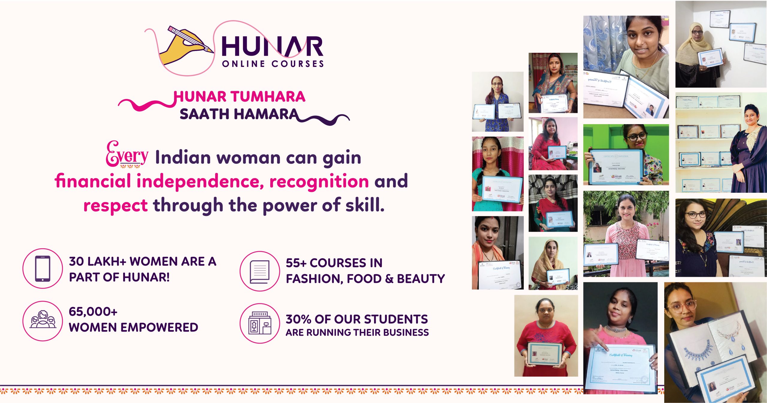 Women Who Built Successful Businesses After Learning from Hunar Online Courses